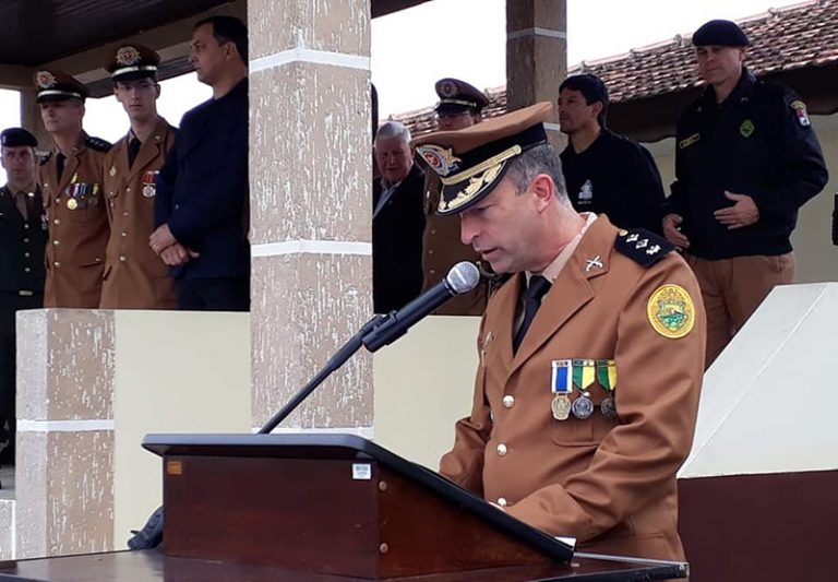 Ten-cel. Taborda transmite comando do 27º Batalhão de União da Vitória para o major Ferraz