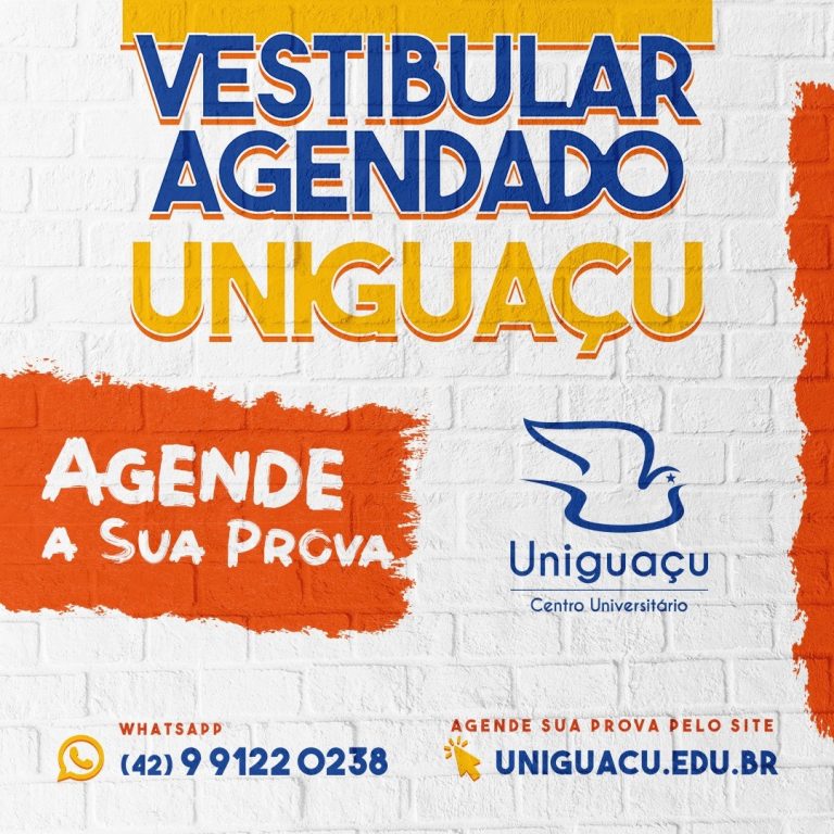 Vestibular Agendado da Uniguaçu garante ingresso no ensino superior em 2020