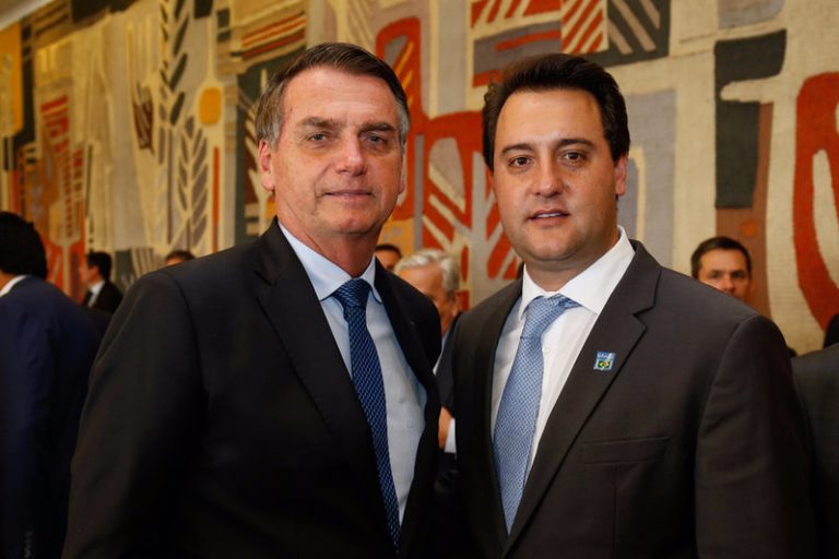 Governadores do Paraná e de Santa Catarina não assinaram carta ao presidente Jair Bolsonaro