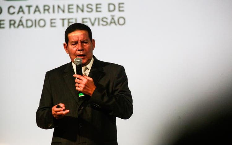 Vice-presidente Hamilton Mourão faz palestra na sexta-feira em Santa Catarina