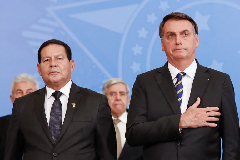 Vice Hamilton Mourão sai em defesa do presidente Jair Bolsonaro