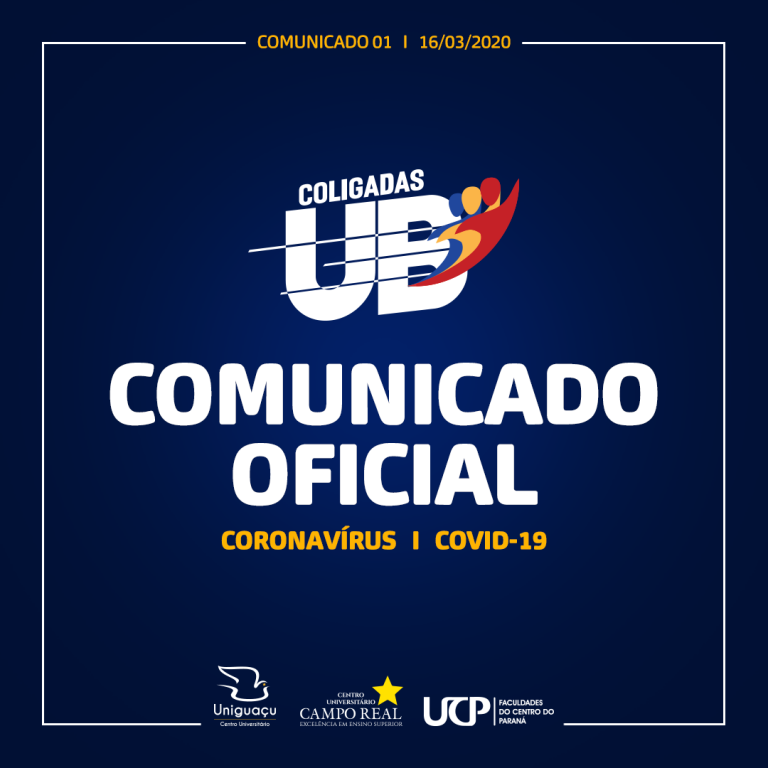 Comunicado Oficial da Uniguaçu – Coronavírus (COVID-19)