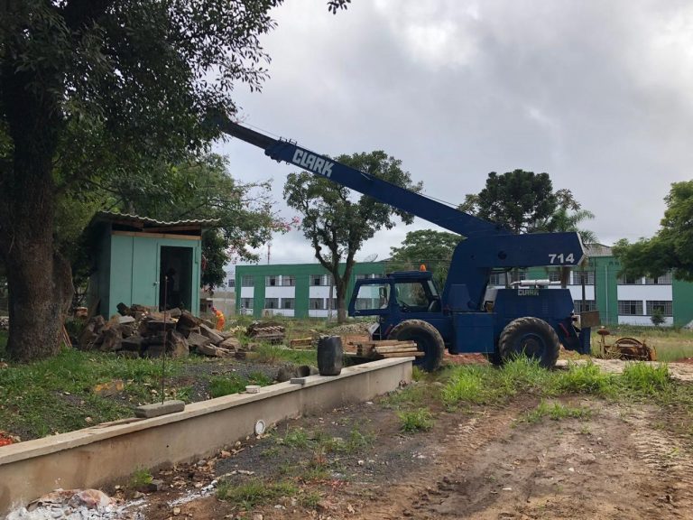 Obras da Praça Coronel Amazonas de União da Vitória são retomadas