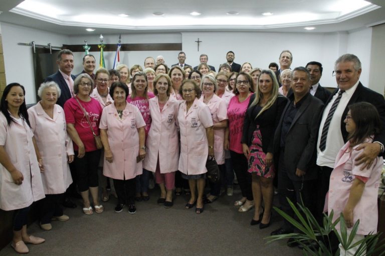 Legislativo de União da Vitória vota favorável à Rede Feminina de Combate ao Câncer