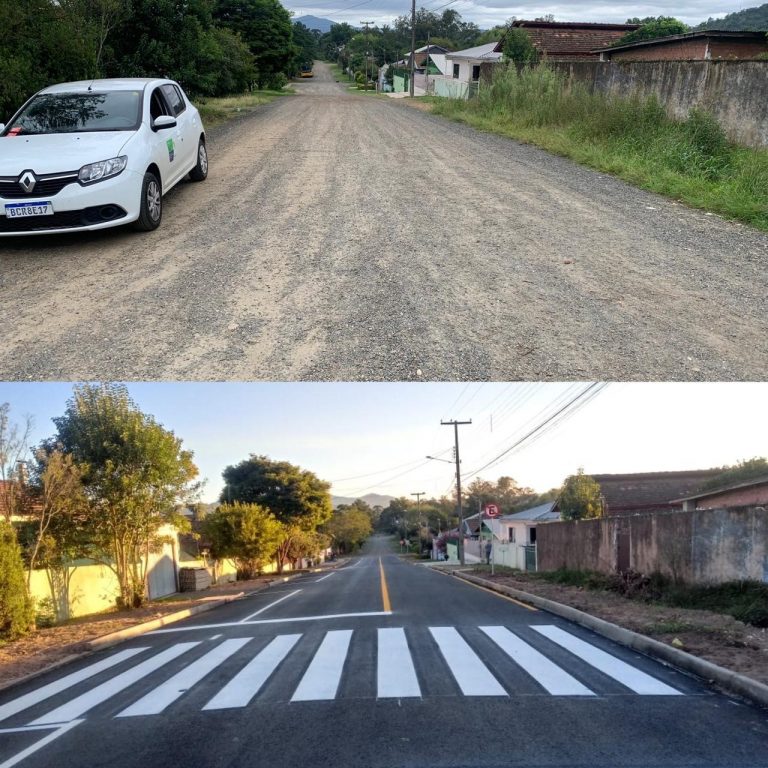 ‘União em Transformação’: asfalto da rua João Scaramella é concluído em União da Vitória