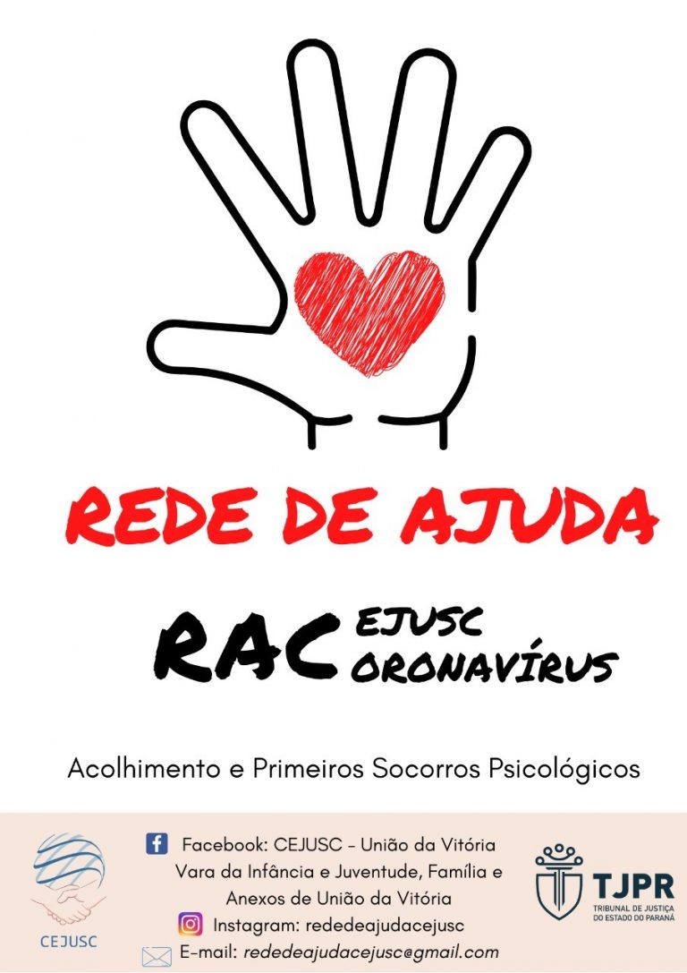 RAC – Rede de Ajuda CEJUSC/Coronavírus