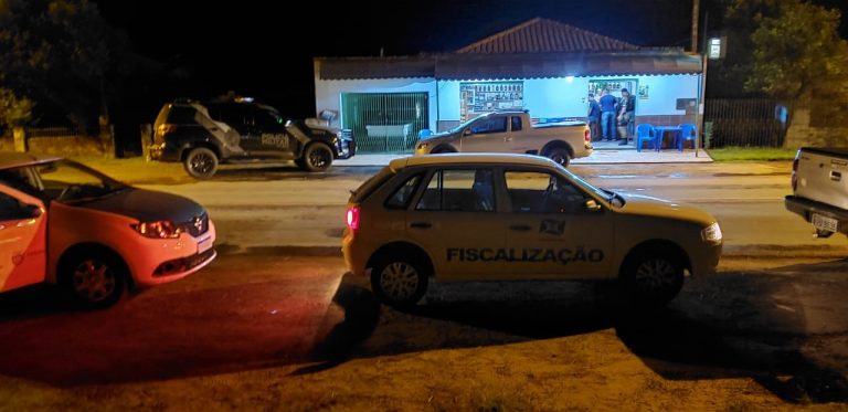 Com apoio da Polícia Militar, toque de recolher está sendo cumprido rigorosamente em União da Vitória