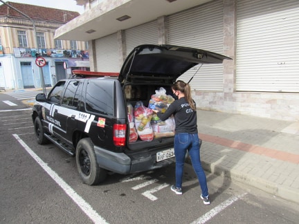 Agradecimento da Polícia Civil de Porto União pelas doações