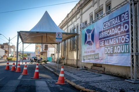 ‘Drive-thru do Bem’: Prefeitura de União da Vitória já arrecadou mais de meia tonelada de alimentos