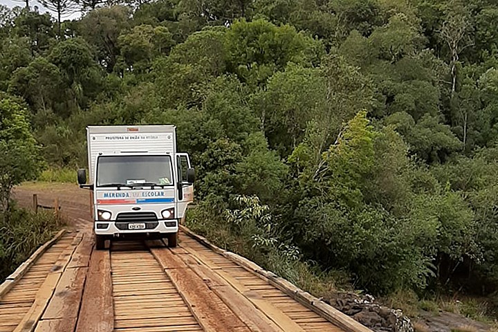 Alunos da Rede Municipal de União da Vitória recebem kit alimentação devido a pandemia