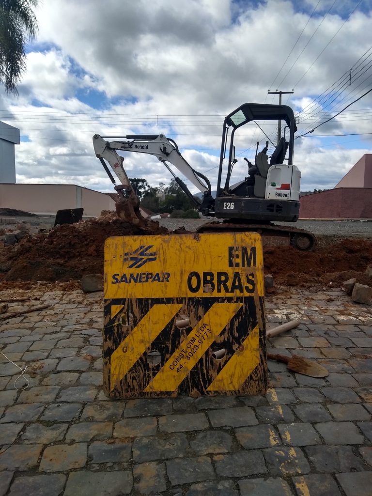 Avançam as obras de revitalização da Rua General Bormann em Porto União – ‘O coração da Cidade’