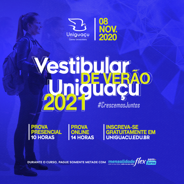 Centro Universitário lança Vestibular de Verão 2021