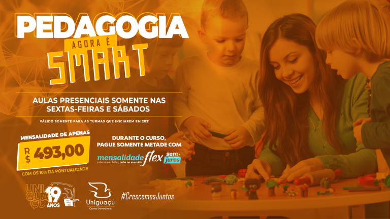 Pedagogia Smart agora é no Centro Universitário Uniguaçu