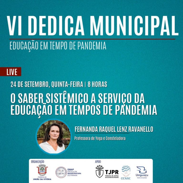 VI Dedica Municipal de União da Vitória realiza atividade virtual nesta quinta-feira (24)