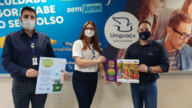 Uniguaçu e SESC firmam parceria com finalidade social