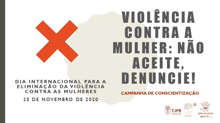 Campanha de conscientização “Violência Contra a Mulher”: não aceite, denuncia!