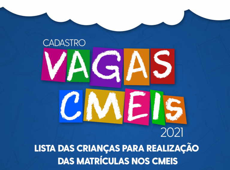 Lista do Cadastro Único dos CMEIs 2021 de União da Vitória é divulgado