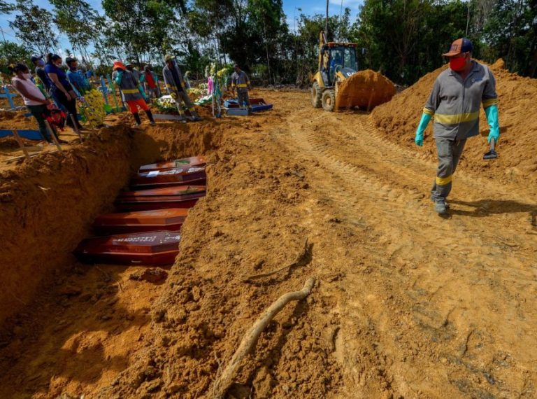 Covid-19: Brasil é o 10º no ranking de mortes por milhão de habitantes