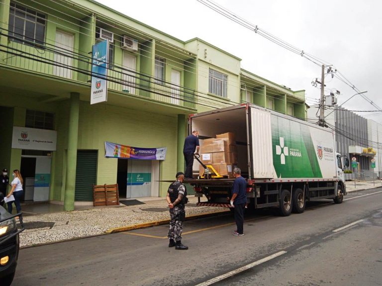 Regionais de Saúde do Paraná (inclusive União da Vitória) já receberam os insumos para a vacinação contra a covid-19