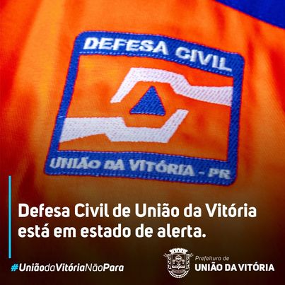 Defesa Civil de União da Vitória está preparada em caso de cheia do Rio do Iguaçu