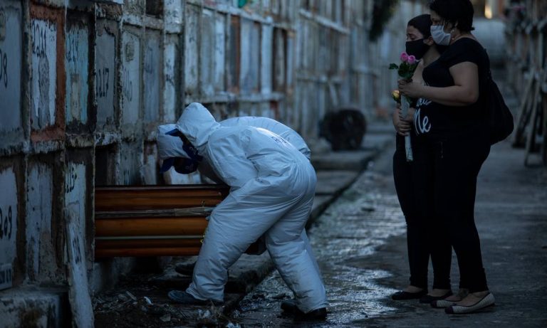 Mais de 4 mil mortes pela covid-19 nesta terça-feira (06) no Brasil