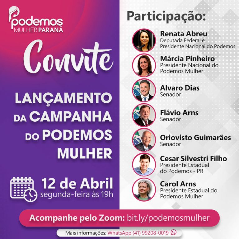 ‘Pudemos Mulher Paraná’ apresenta campanha a lideranças nacionais e estaduais do partido