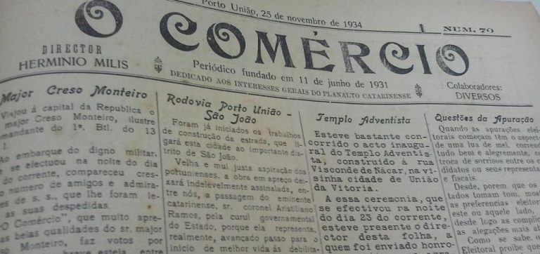 7 de junho – Dia da Liberdade de Imprensa e os 90 anos do jornal ‘O Comércio’