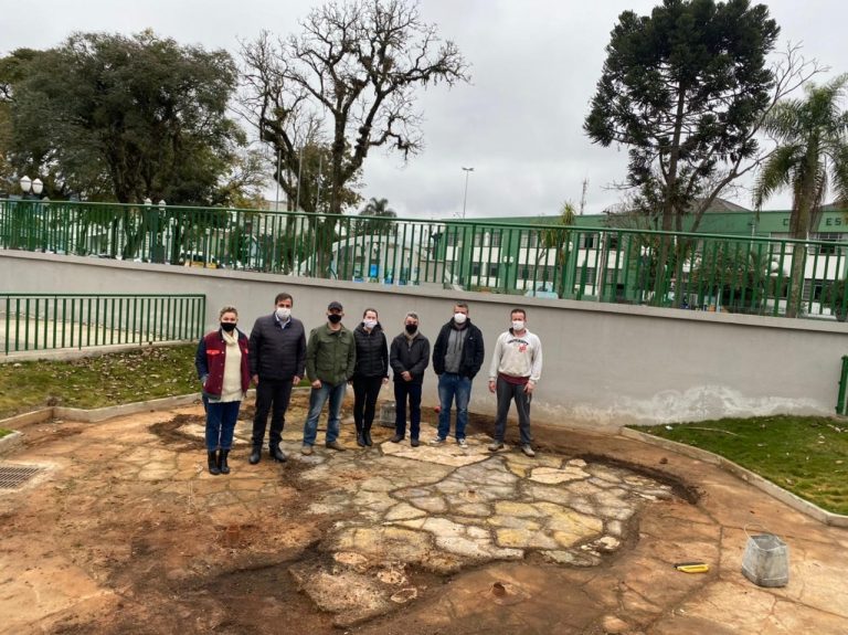 Mapa do Brasil – ‘O Altar da Pátria’ – na Praça Coronel Amazonas será restaurado