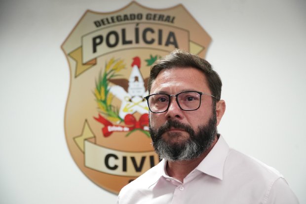 O novo delegado-geral da Polícia de Santa Catarina