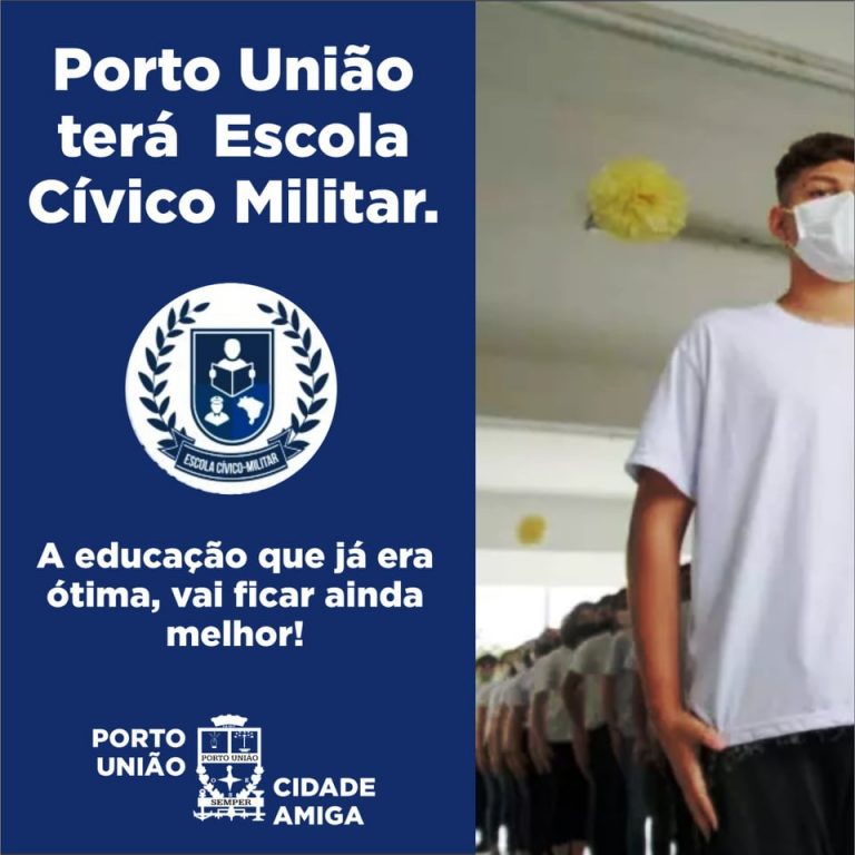 Porto União terá Colégio Cívico Militar