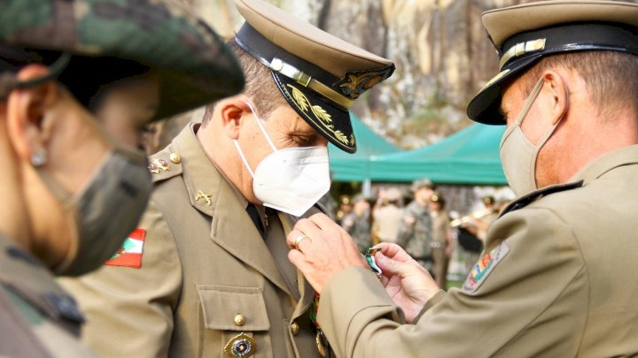 Ten-Cel. Fábio Henrique Machado e o novo comandante da Polícia Ambiental de Santa Catarina