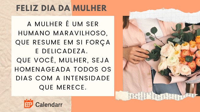 8 de março: Dia Internacional da Mulher e 25 homenagens especiais da ‘CALENDAR’ Brasil