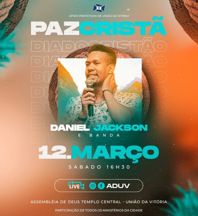 Evento Paz Cristã acontece neste sábado (12) em União da Vitória