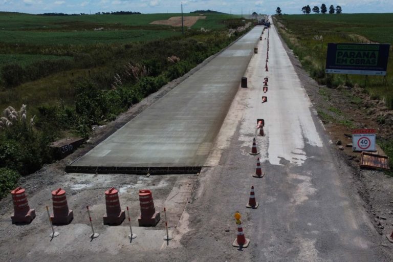 PR-280 no Sudoeste do Paraná deve receber pavimento de concreto em todo seu trecho