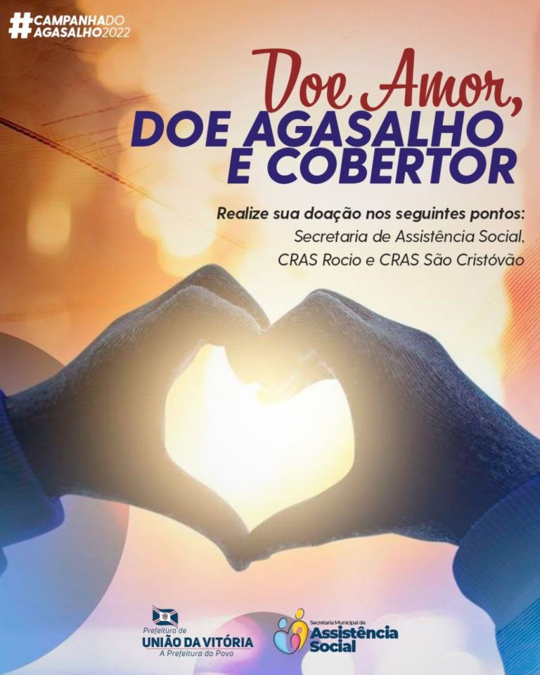 União da Vitória inicia campanha “Doe amor, doe agasalho e cobertor’