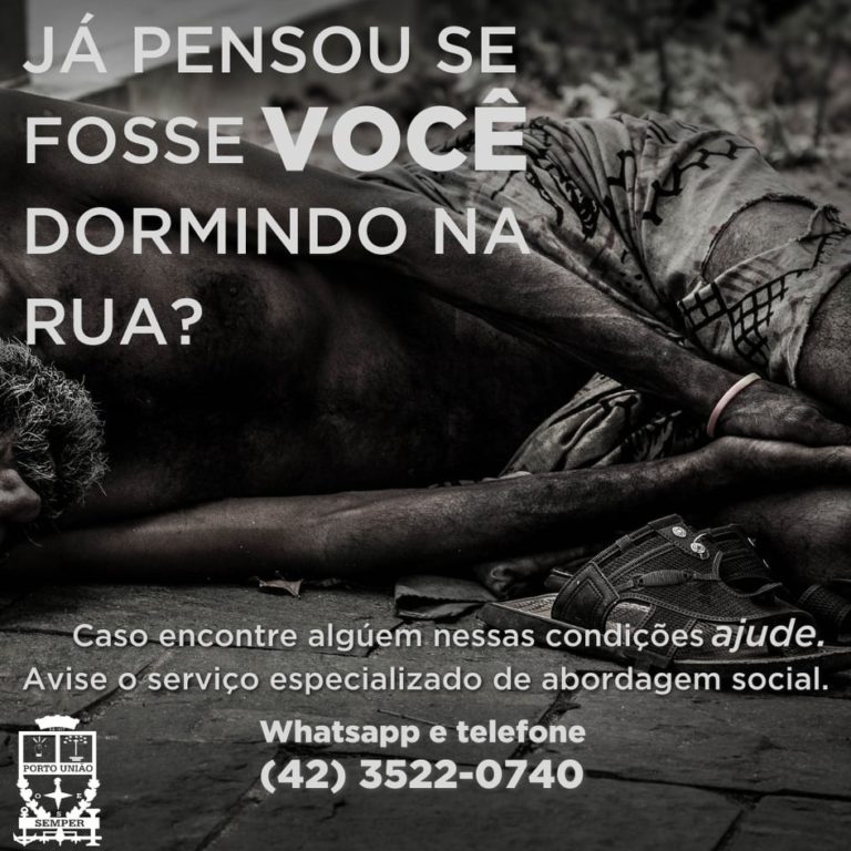 Ação Social promove campanha para atender os mais vulneráveis de Porto União