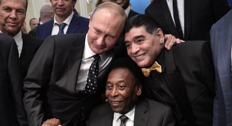 Pelé faz apelo a Wladimir Putin e pede o fim da guerra na Ucrânia