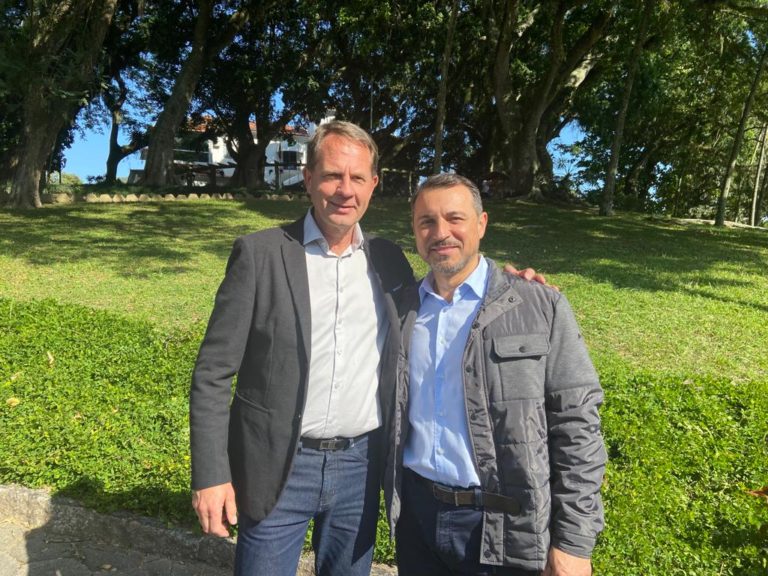 Nesta quinta-feira (30), em Porto União, a visita do governador Carlos Moisés e da vice Daniela