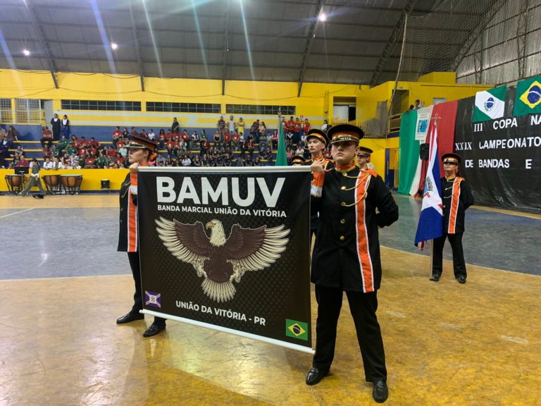 Banda Marcial de União da Vitória é Campeã Paranaense e da Copa Nacional de Bandas e Fanfarras