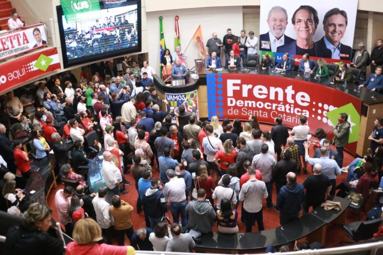 Convenção define os nomes dos candidatos da ‘Frente Democrática de Santa Catarina’