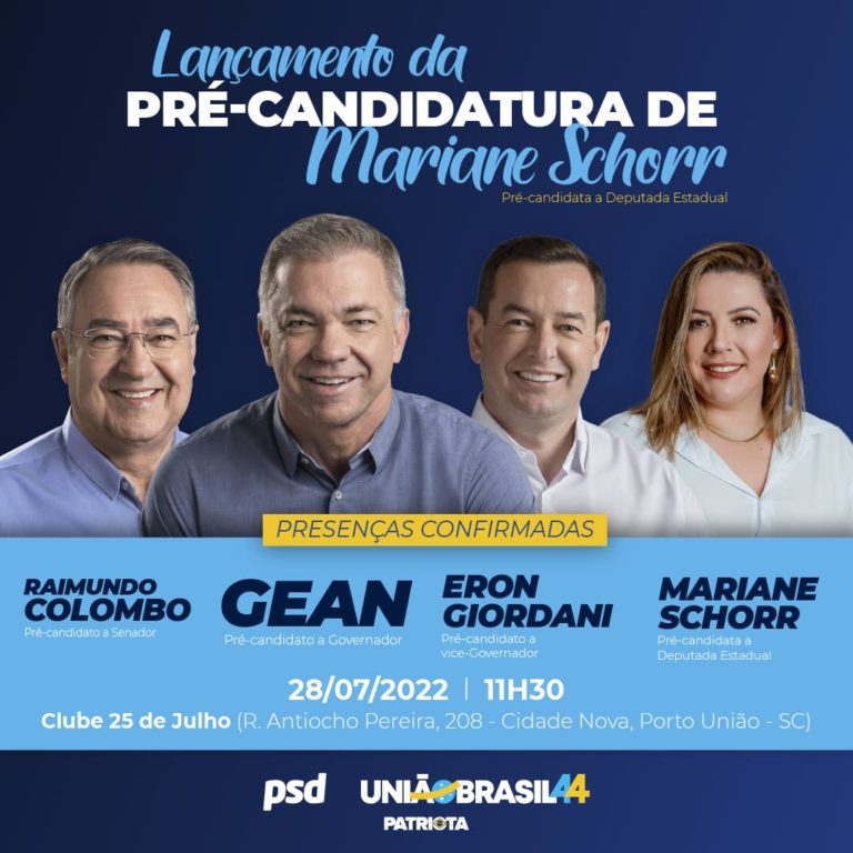 Convenção oficializa neste sábado as candidaturas de Gean, Colombo e Mariane