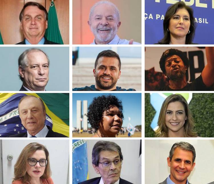 Brasil terá 12 candidatos à Presidência da República nas eleições de outubro