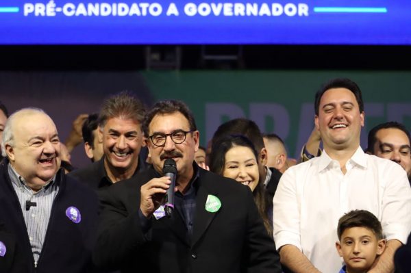 Mais de 5 mil pessoas na convenção que confirmou Carlos Massa Ratinho Junior à reeleição