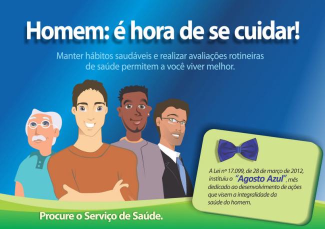 Dia D da Saúde do Homem em União da Vitória será no sábado, dia 20