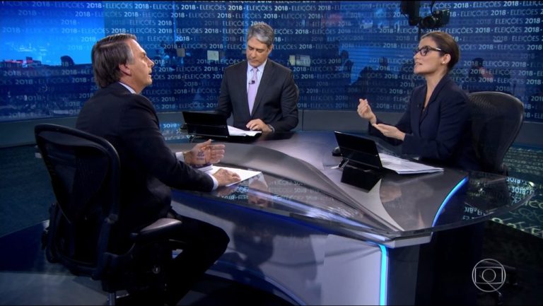 Presidenciáveis serão entrevistados esta semana no Jornal Nacional e hoje (22), Bolsonaro começa