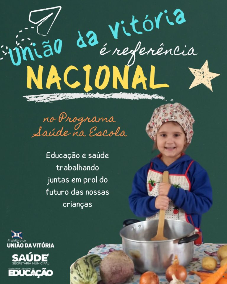 União da Vitória está entre as selecionadas para apresentar as ações do Programa Saúde na Escola em Brasília