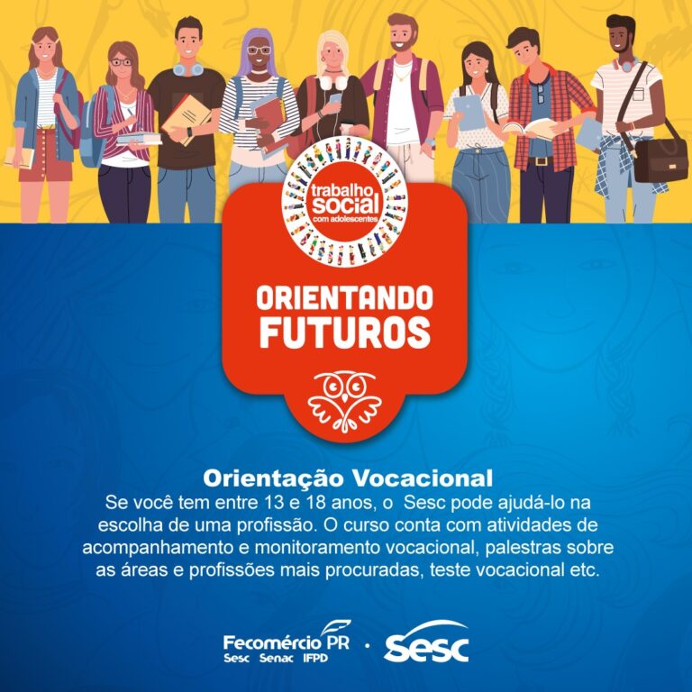 Orientando Futuros é ofertado pelo Sesc de União da Vitória