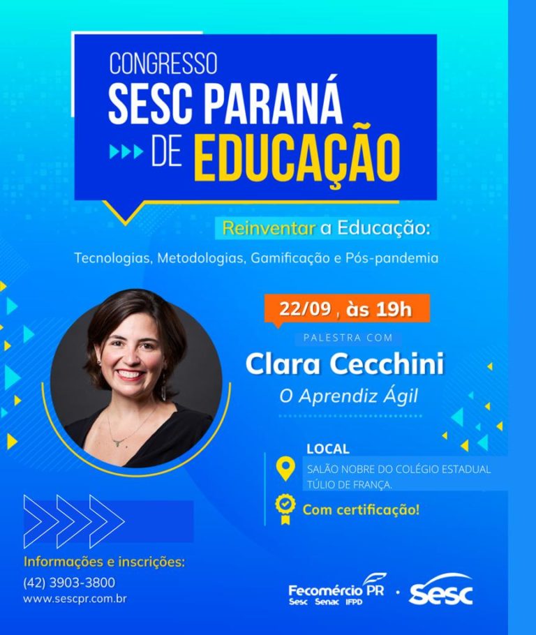 Congresso Sesc Paraná de Educação acontece em União da Vitória