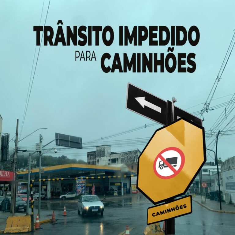 Porto União: Atenção motoristas de caminhão!