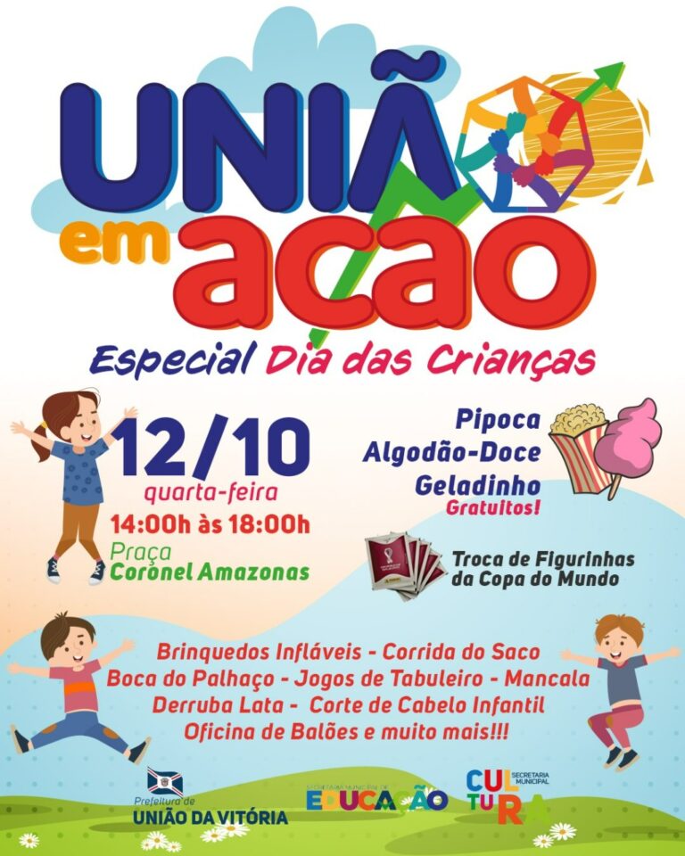 União em Ação: Praça Coronel Amazonas recebe evento especial de Dia das Crianças